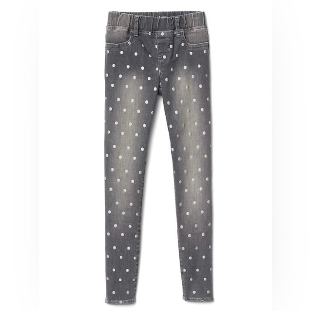 GAP - GIRLS polkadotted Silver Dot Leggings